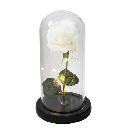 Starry Bloom Elegance: Galaxy-Inspired LED Flower Decor for Valentine's, Proposals, and Special Gifts